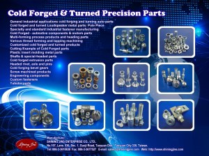 Cold forged & Turned metal components