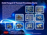 Cold forged & Turned metal components
