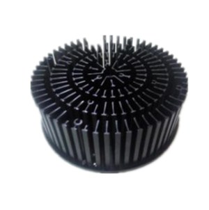 Custom Cold Forged Black Anodized Aluminum LED Heat Sink 007