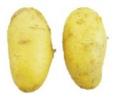 Selliing fresh potatoes from Bangladesh.