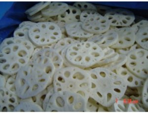 Frozen lotus root