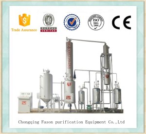 Huiles de distillation pure physique complet de l'équipement de régénération