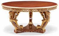 Table de salle à manger ronde FT-138 d'antiquité de table de salle à manger de table de...