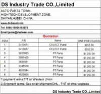 Cummins fuel pump promotion