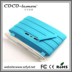 8000mAh with stand power bank charger for all smartphones