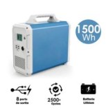 Générateur électrique Portable / Station d'énergie Lithium - Série BT - 1500 Wh - 37 ×...