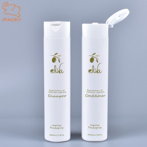 Perfect dimensions 300ml cylinder soft touch HDPE plastic bottle for shampoo and condit...