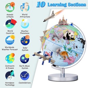 Dipper Smart AR World Globe 9inch lighting globe
