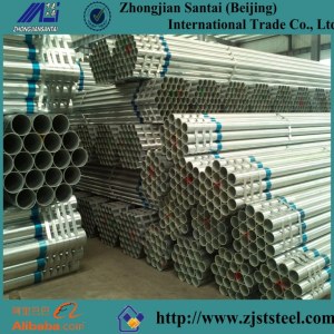 ASTM A36 A53 A500 BS1387 tube de tube en acier galvanisé