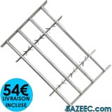Grille de défense ajustable à 4 traverses LIVRAISON GRATUITE