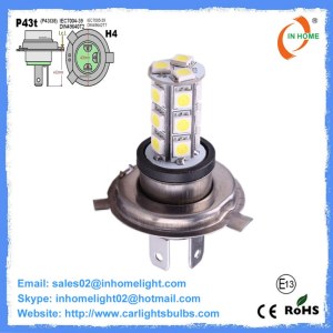 H4 2W Led Car Fog Lights 5050SMD 66MM