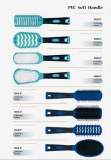 PVC soft handle- hair brush