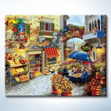 Arts et métiers bricolage main peinture à l'huile par numéro