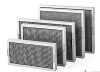 Honeycomb air filter for kitchen ventilation systems