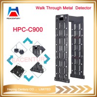 24 Zones 256 sensitivity level Portable Metal Detector IP67 Waterproof model