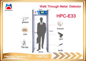 Security gate door frame walk through security gates metal detector