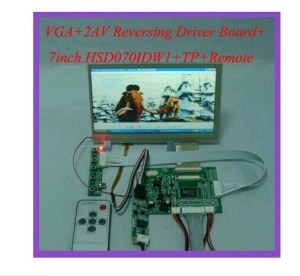 7 Inch High Brightness Sunlight Readable TFT LCD Screen