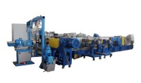 High Torque Twin Screw Compounding Extruder / Extrusion Line (HTE-75)