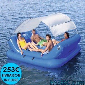 Ile gonflable flottante 272 x 196 cm LIVRAISON GRATUITE