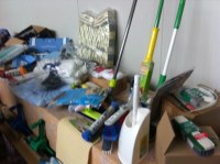 Gros lot de 66 palettes matériel professionnel RUBBERMAID