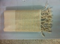 Fouta nid d'abeille LUREX