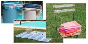 Fouta, drap de bain, serviette de plage