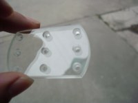Polycarbonate punching parts with high quality