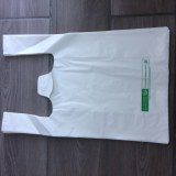 Sac bretelle en plastique réutilisable 50 microns pour snack boucherie et fruits et légumes