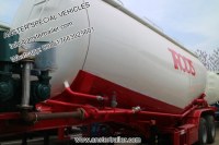 30 40 50 60 m3 Cbm poudre sèche en vrac de camion-citerne de ciment avec