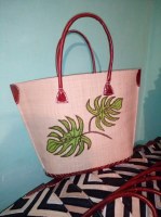 Panier Raphia et Rabane