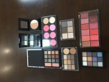Eyeshadow, Lipgloss, Lipstick, blusher, highlighter etc.