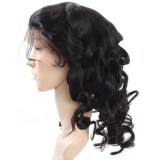 Malaysian Loose Wave Virgin Human Hair Full Lace Wig 1pc/Lot