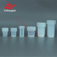 Sample preparation PFA vials with different bottom designs
