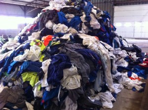 Stock vêtements de travail usagés