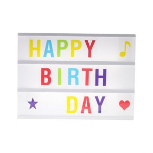 A4 Size 3 Line LED Cinema Light Box Battery and DC Round Port (5.52.1) Energized Mode...