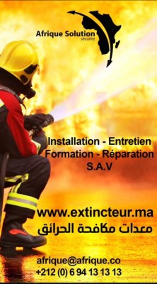 Extincteurs Maroc Incendie