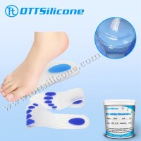 Translucent silicone rubber for shoe insole