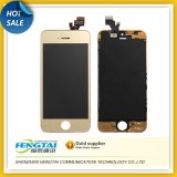 Or Écran LCD de remplacement Digitizer tactile en verre pour l'iPhone 5S