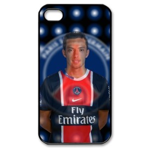 IPhone 4/4s coque avec paris saint-germain joueur NENE sur iPhone étui housse