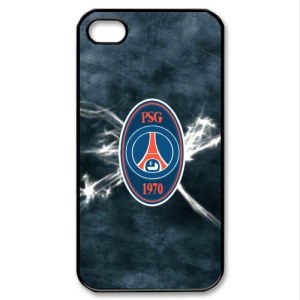 France football paris saint-germain logo sur iPhone 4/4s housse coque pare-chocs