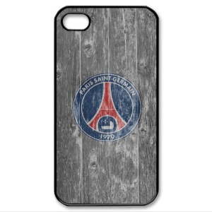 Motif de veinure iPhone 4/4s coque housse de l'arrière paris saint-germain club logo