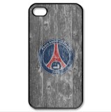 Motif de veinure iPhone 4/4s coque housse de l'arrière paris saint-germain club logo