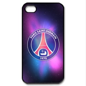 IPhone 4/4s Protection avec paris saint-germain club logo comme fond