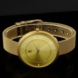 Montre-bracelet, bande de maille en acier inoxydable regarder les femmes