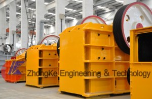 PE série de concasseur à machoire