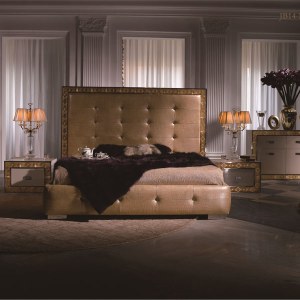 2014 luxury & Best selling crystal bed, oxhide leather bed, JB14-11 from china supplier...