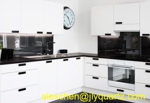 Kimria quartz prix abordable pur noir comptoirs