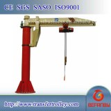 5t rotary jib arm crane