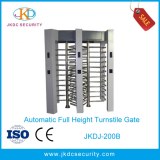Automatic reset Stainless steel double channels full height turnstile JKDJ-200B