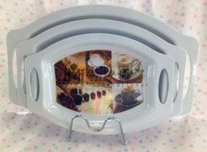 Plato llano de melamina, diferentes tamanos